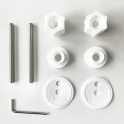 Toreno Wooden Toilet Seat Hinge Pack Matt Black