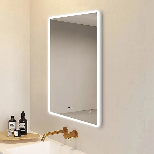 Toreno 600 X 800mm LED Bluetooth Mirror Incl. Shaver Socket + Anti-Fog - Image 2