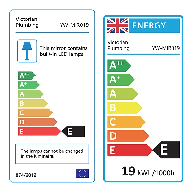 Toreno 800x600mm LED Illuminated Bathroom Mirror Inc. Anti-Fog & Touch Sensor - Image 4