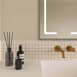 Toreno 500x700mm LED Illuminated Mirror Inc. Touch Sensor