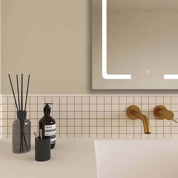 Toreno 500x700mm LED Illuminated Mirror Inc. Touch Sensor