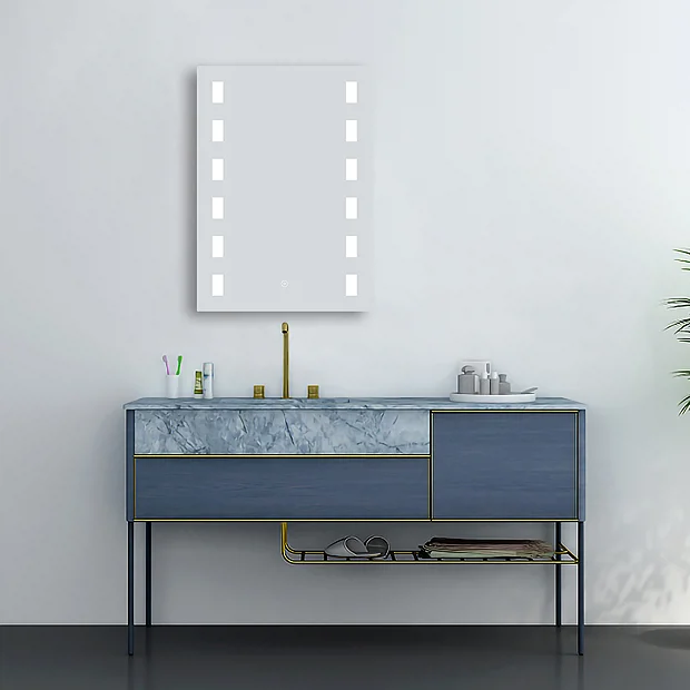 Toreno 500x700mm LED Illuminated Mirror Incl. Touch Sensor - Image 5