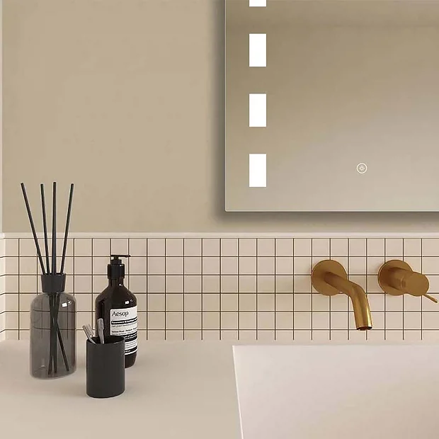 Toreno 500x700mm LED Illuminated Mirror Incl. Touch Sensor
