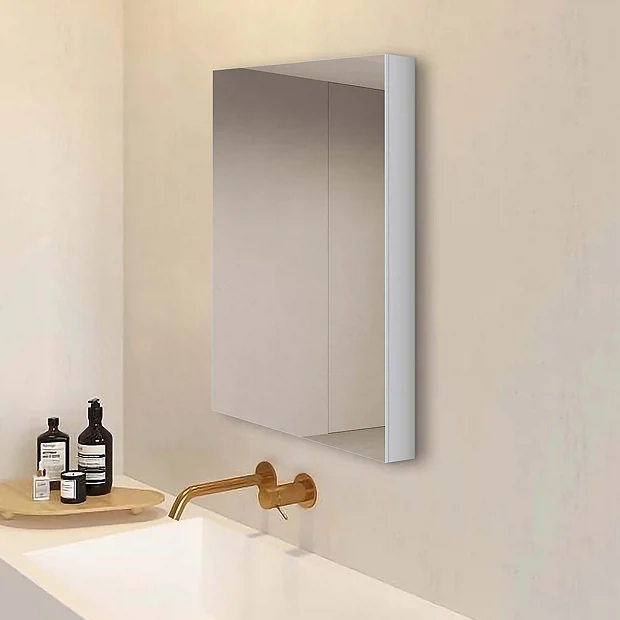 Toreno 500 X 700mm Single Door Mirror Cabinet - Image 2