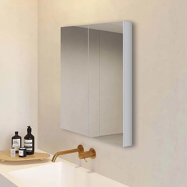 Toreno 500 X 700mm 2-Door Mirror Cabinet - Image 2