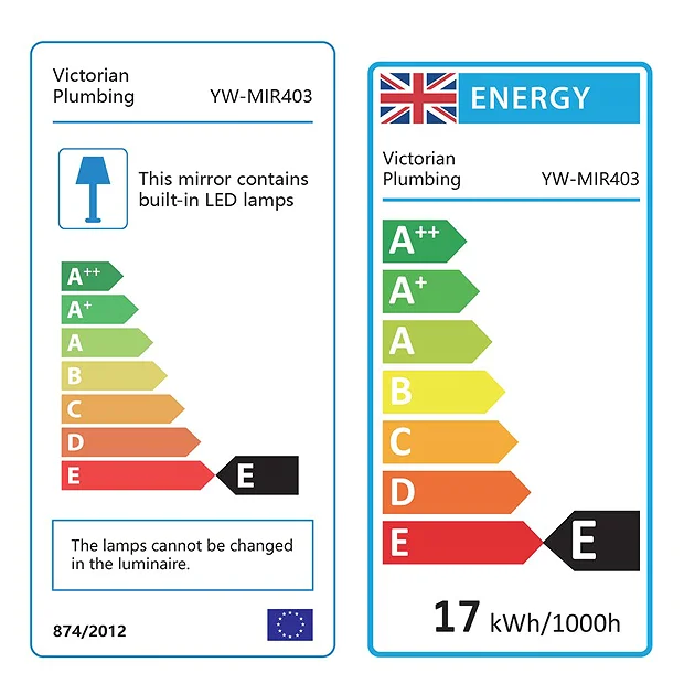 Toreno 800 X 600mm LED Illuminated 2-Door Mirror Cabinet Incl. Motion Sensor - Image 4