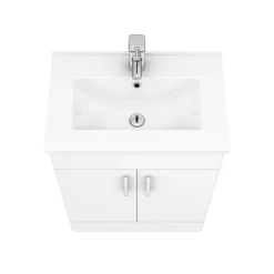 Toreno White 620mm Vanity Unit (Flat Packed)