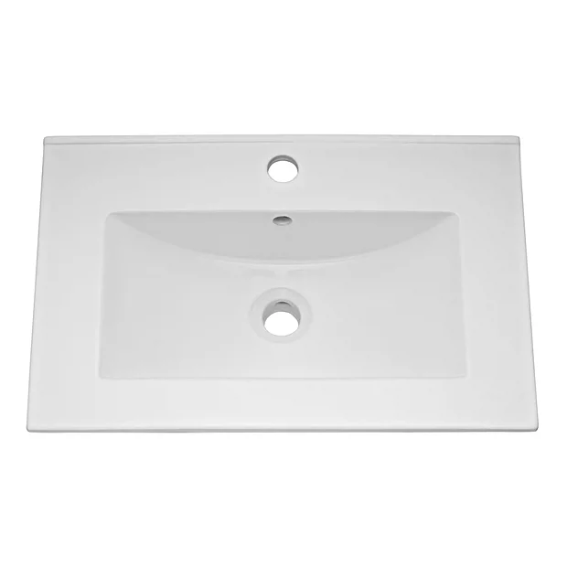 Toreno Light Grey 600mm Modern Vanity Unit - Image 4