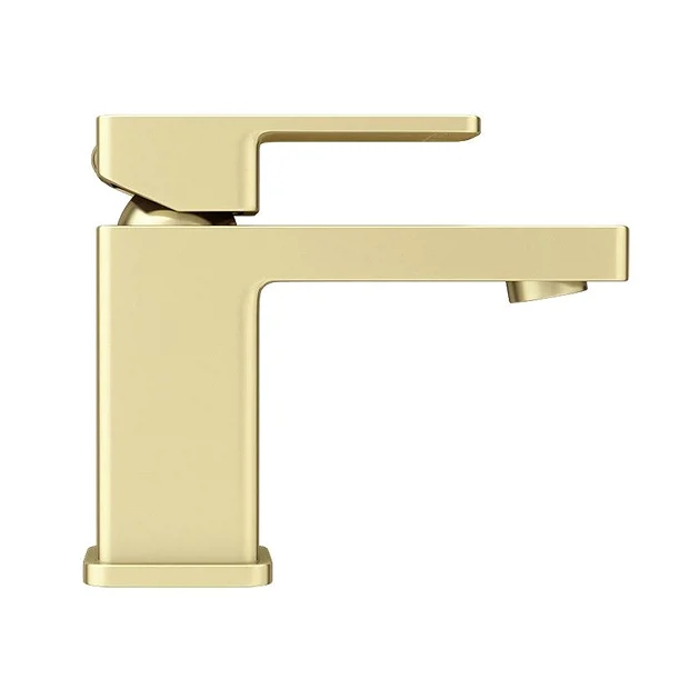 Toreno Modern Brushed Brass Basin Mono Mixer Tap - Image 4