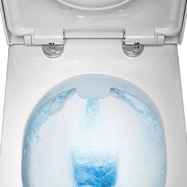 Toreno Square Rimless 4-Piece Modern Bathroom Suite - Image 4