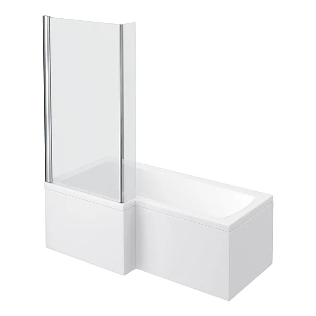 Toreno Vanity Unit Bathroom Suite (inc. Square Shower Bath + Screen) - Image 3